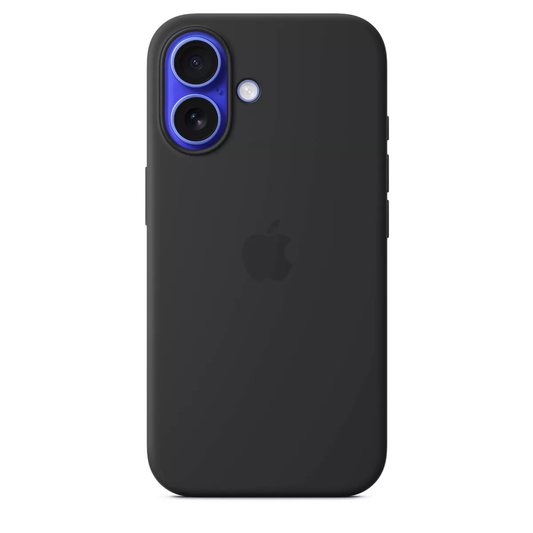 Apple iPhone 16 Silicone Case with MagSafe and Camera Control - Black